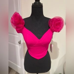 Crystal sky elegance top